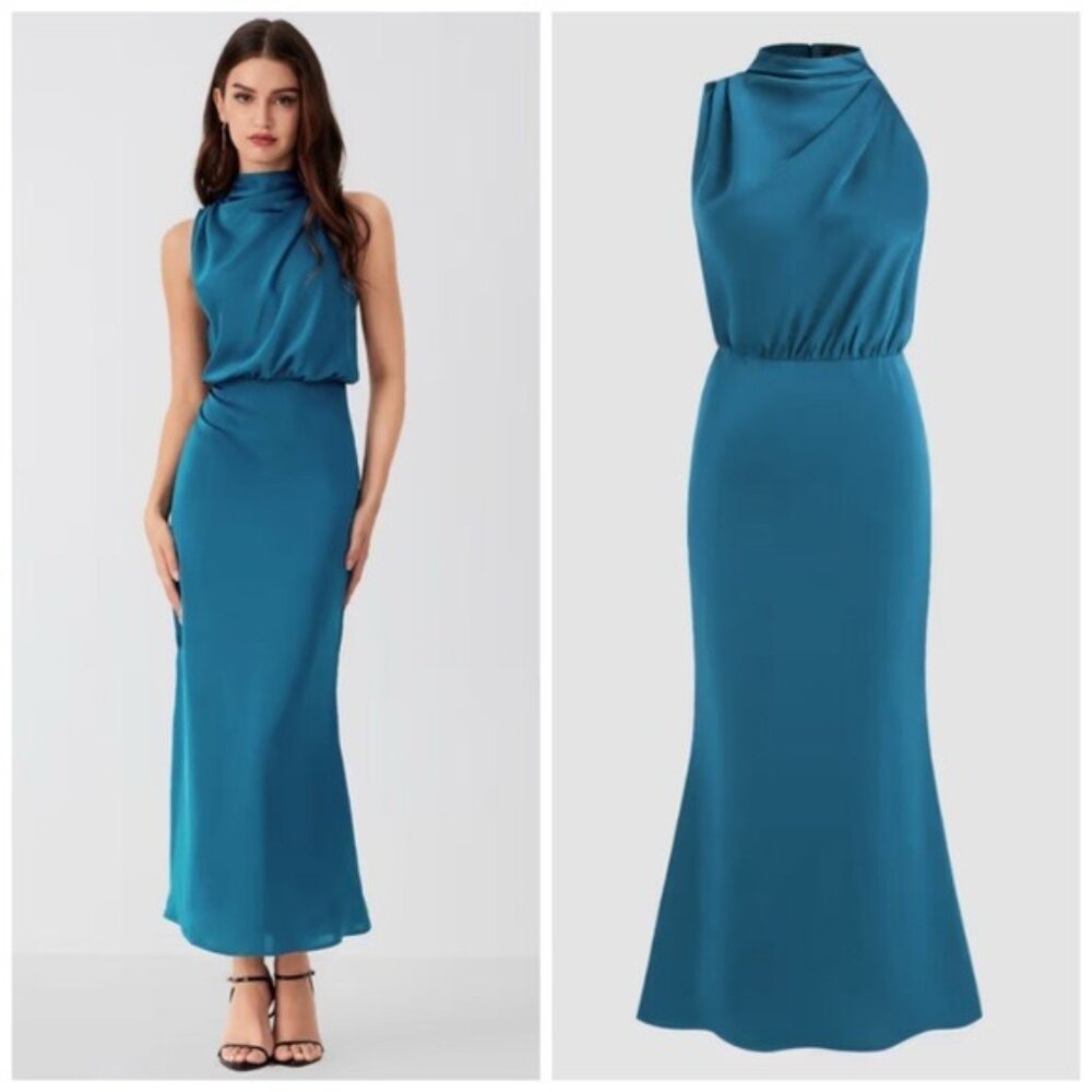 Cider Teal Maxi Dress